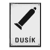 informační značka Dusík – A5 plast