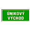 bezpečnostní cedule Únikový východ